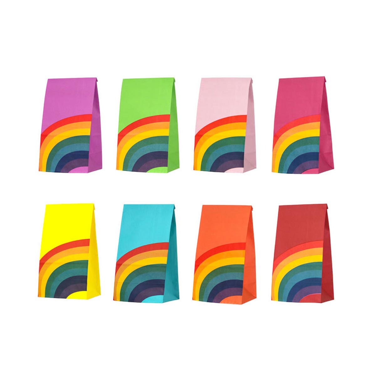 Funda de papel arcoiris