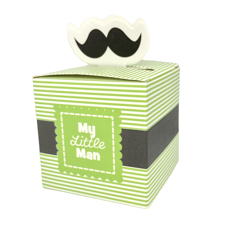 Caja verde bigote