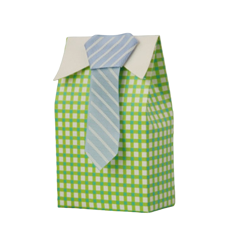 Caja verde corbata